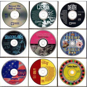 Vintage Games Lot #01 for DOS/Win 3.1 1992-1993